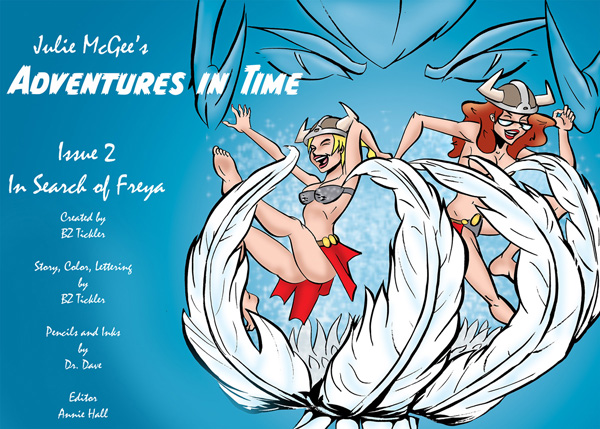 Julie McGee's Adventures in Time Issue #2 Cover Large