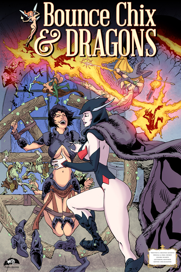 Bounce Chix and Dragons #1 Cover Large