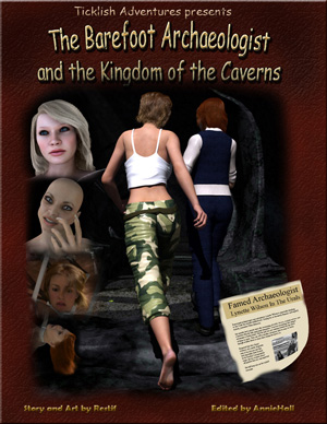 The Barefoot Archaeologist #2: The Kingdom of the Caverns cover thumb