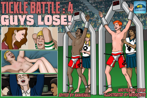 TICKLE BATTLE 4: Guys Lose! Cover Large